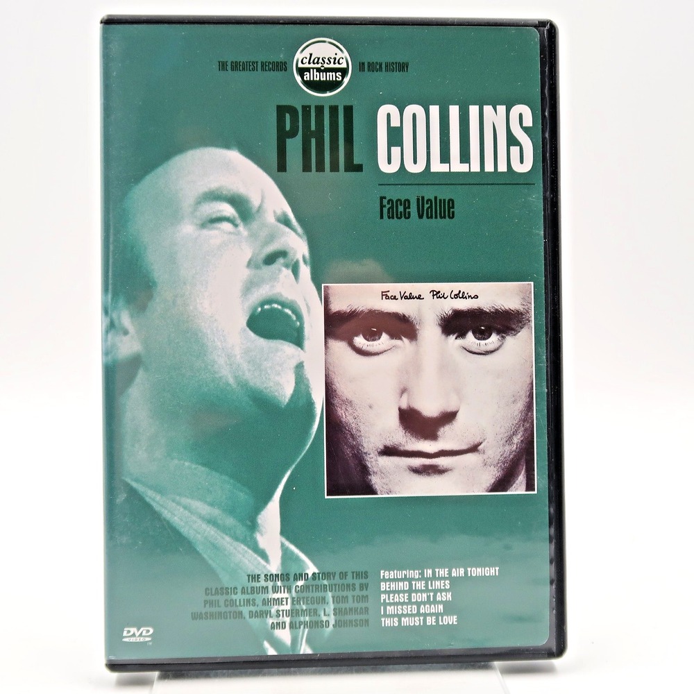 Classic Albums Phil Collins Face Value DVD 2000 Eric Clapton Ahmet Ertegun